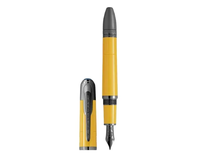 FOUNTAIN PEN GREAT CHARACTERS ENZO FERRARI SPECIAL EDITION GIALLO MODENA MONTBLANC 130660